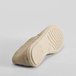 Best Yute plano en piel beige Mujer Alpargatas
