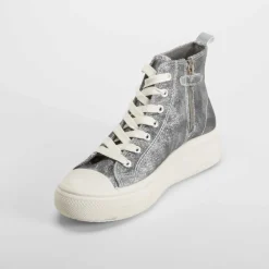 Best Zapatill alta lona negra denim OH GIRL Zapatillas Lona