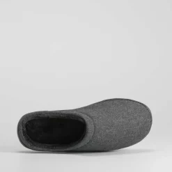 Outlet Zapatilla abierta negra espiga Hombre Zapatillas Abiertas