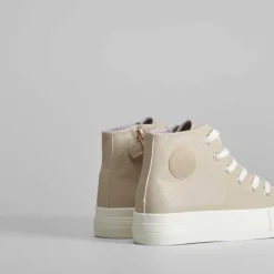 Outlet Zapatilla alta cordones beige OH GIRL Zapatillas Altas