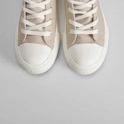 Outlet Zapatilla alta cordones beige OH GIRL Zapatillas Altas