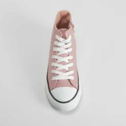 Outlet Zapatilla alta de lona rosa OH GIRL Zapatillas Lona