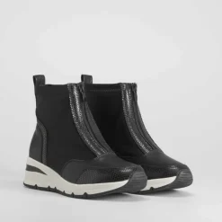 Online Zapatilla alta deportiva negra Mujer Zapatillas Altas