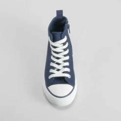 New Zapatilla alta lona azul marino OH GIRL Zapatillas Lona