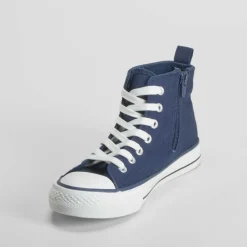 New Zapatilla alta lona azul marino OH GIRL Zapatillas Lona
