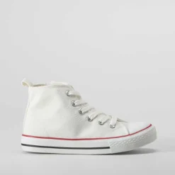 New Zapatilla alta lona blanca OH GIRL Zapatillas Lona