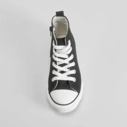 Hot Zapatilla alta lona negra OH GIRL Zapatillas Lona