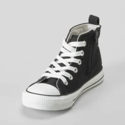 Hot Zapatilla alta lona negra OH GIRL Zapatillas Lona