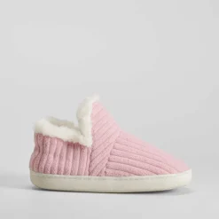 Discount Zapatilla botín pana rosa Mujer Zapatillas Casa