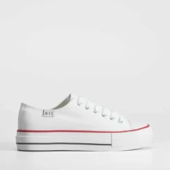 New Zapatilla básica plataforma Mujer Zapatillas Lona