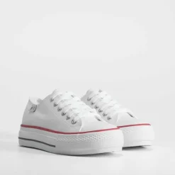 New Zapatilla básica plataforma Mujer Zapatillas Lona