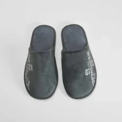 Outlet Zapatilla casa abierta gris oscuro Hombre Zapatillas Abiertas