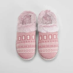 Discount Zapatilla casa abierta rosa Mujer Zapatillas Casa