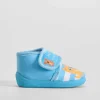 New Zapatilla casa azul dibujos cierre velcro Zapatillas Casa