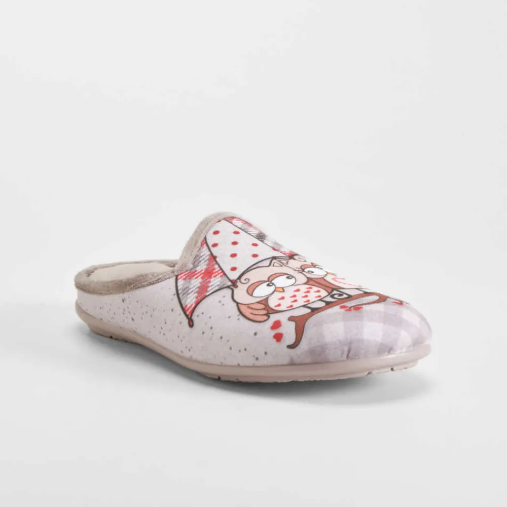 zapatilla_casa_beige_bho__SKU0LBqRrHN1P_2.webp New Zapatilla casa beige búho Mujer Zapatillas Casa