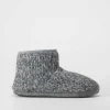 Clearance Zapatilla casa bota punto gris Hombre Zapatillas Cerradas
