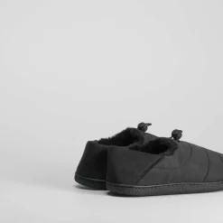 Online Zapatilla casa cerrada negra Hombre Zapatillas Cerradas