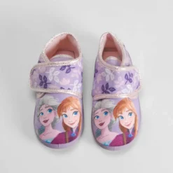 Hot Zapatilla casa cerrada velcro lila Zapatillas Casa