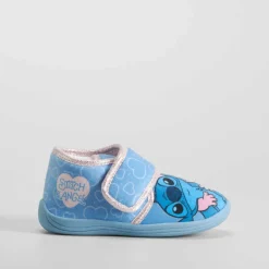 Discount Zapatilla casa cerrada velcro azul Zapatillas Casa