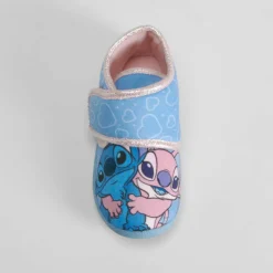 Discount Zapatilla casa cerrada velcro azul Zapatillas Casa