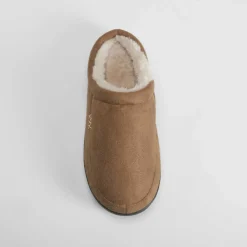 Hot Zapatilla casa cuero Hombre Zapatillas Abiertas