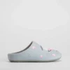 Outlet Zapatilla casa fantasia gris Mujer Zapatillas Casa