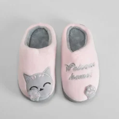 Zapatilla casa gato kids rosa Zapatillas Casa