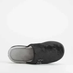 Online Zapatilla casa lazo lunares Mujer Zapatillas Casa