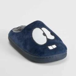 Hot Zapatilla casa ojos infantil azul Zapatillas Casa