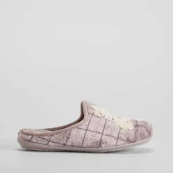 Zapatilla casa perro taupe Mujer Zapatillas Casa