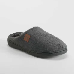 Sale Zapatilla casa polar gris Hombre Zapatillas Abiertas