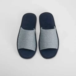 Best Zapatilla casa rizo azul marino Hombre Zapatillas Abiertas