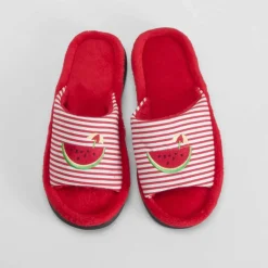 Clearance Zapatilla casa sandía rojo Mujer Zapatillas Casa
