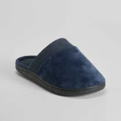 Clearance Zapatilla casa terciopelo azul marino Hombre Zapatillas Abiertas