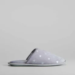 Online Zapatilla casas corazones brillantes Mujer Zapatillas Casa