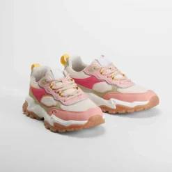 Online Zapatilla casual multicolor en fucsia Mujer Sneakers