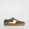 Zapatilla casual piel verde Hombre Sneakers