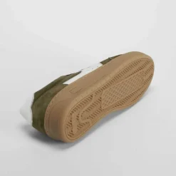 Zapatilla casual piel verde Hombre Sneakers