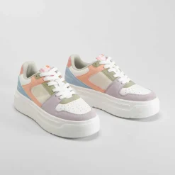 Clearance Zapatilla casual plataforma multicolor Mujer Sneakers