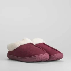 Hot Zapatilla cerrada rojo Mujer Zapatillas Casa