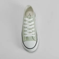 Zapatilla de lona con cordones verde menta OH GIRL Zapatillas Lona