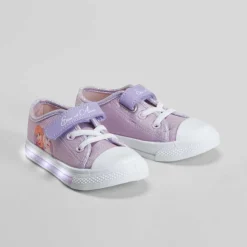 Discount Zapatilla de lona con luces morada Zapatillas Lona