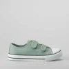 Clearance Zapatilla de lona verde Zapatillas Lona