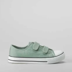 Clearance Zapatilla de lona verde Zapatillas Lona