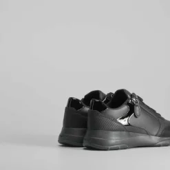 Best Zapatilla deportiva D'ALLENIEE negra de Mujer Zapatos Confort|Zapatos Planos