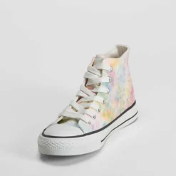 New Zapatilla lona alta multicolor Mujer Zapatillas Lona