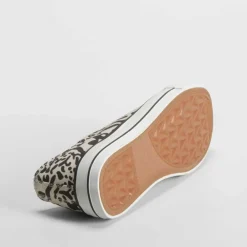 Discount Zapatilla lona animal print negro Mujer Zapatillas Lona