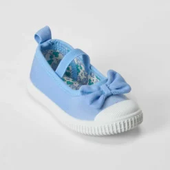Best Zapatilla lona bailarina bebé azul Zapatillas Lona