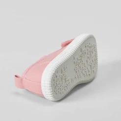 New Zapatilla lona bailarina bebé rosa Zapatillas Lona