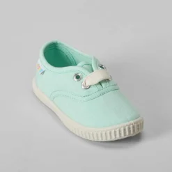 New Zapatilla lona bebé verde menta Zapatillas Lona
